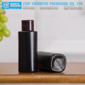 QB-DR100 round top square bottom 24/410 black 100ml pe plastic bottles